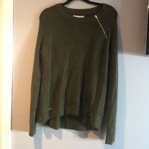 Abercrombie & Fitch Olive Green Sweater